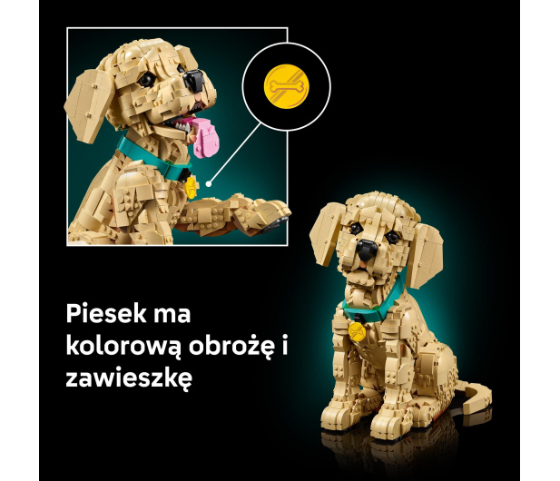 LEGO ICONS 11384 Szczeniak golden retriever - 1488997 - zdjęcie 8